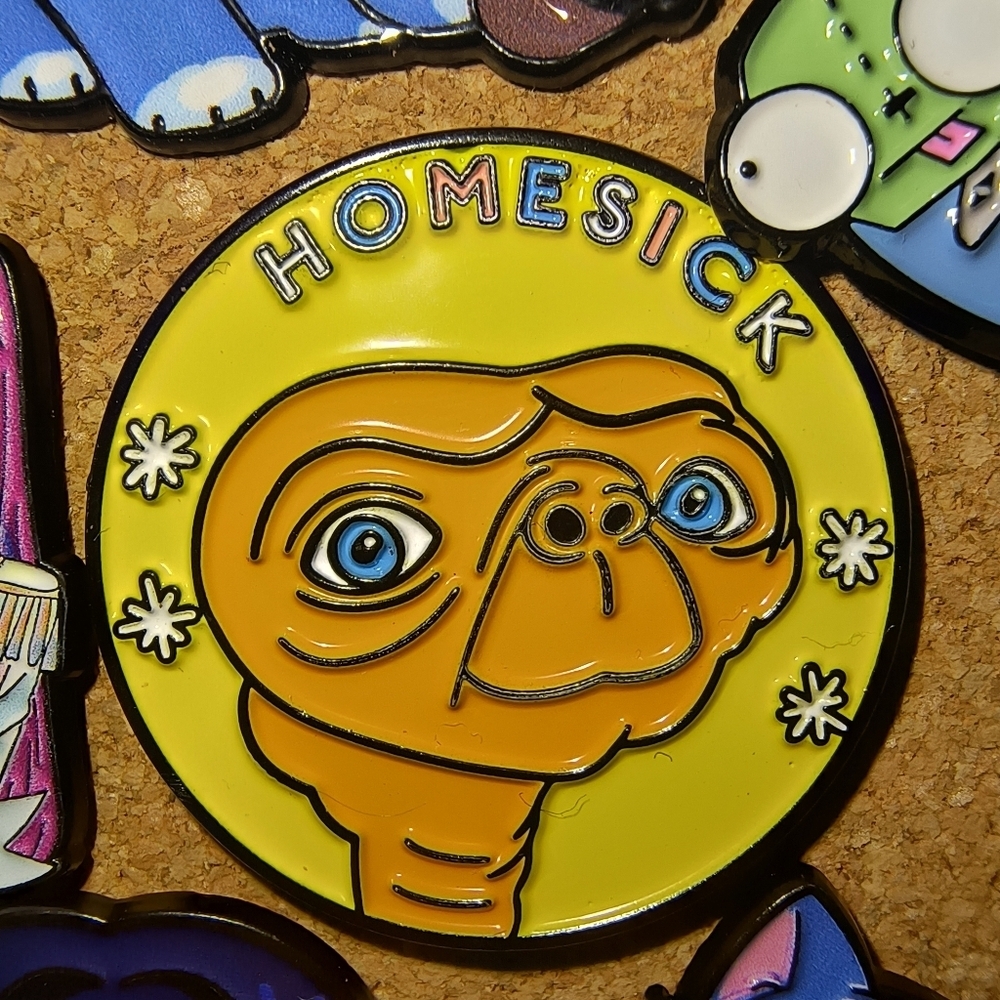 Homesick Yellow E.T. Decorative Enamel Pin